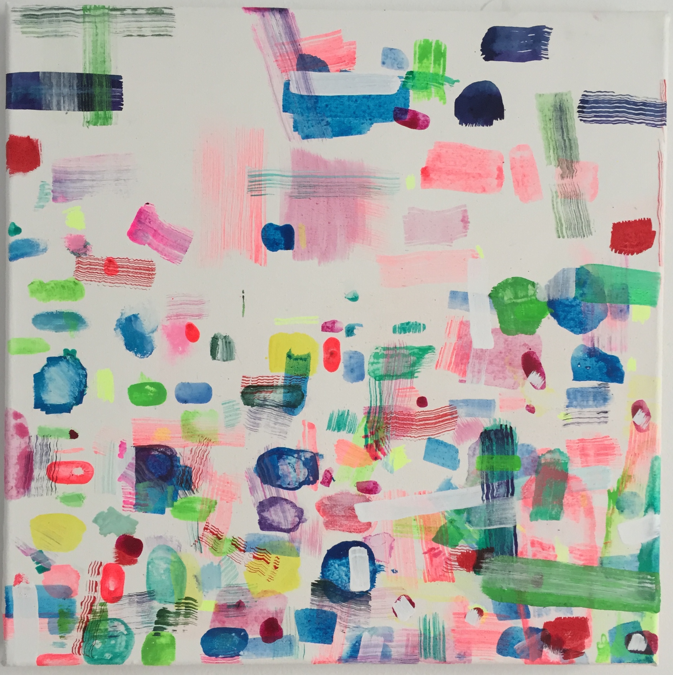 o.t.,40x40cm,divers auf kreidegrund, 2016